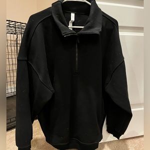 lululemon athletica Black Half-Zip Sweatshirt